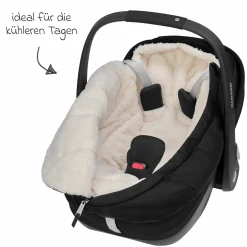 Fußsack für Babyschalen von Maxi-Cosi - Twillic Black