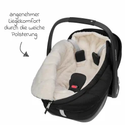 Fußsack für Babyschalen von Maxi-Cosi - Twillic Black