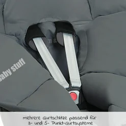 Fußsack Milo für Babyschalen & Babywannen - Grey
