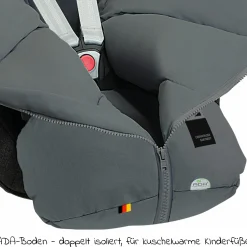 Fußsack Milo für Babyschalen & Babywannen - Grey