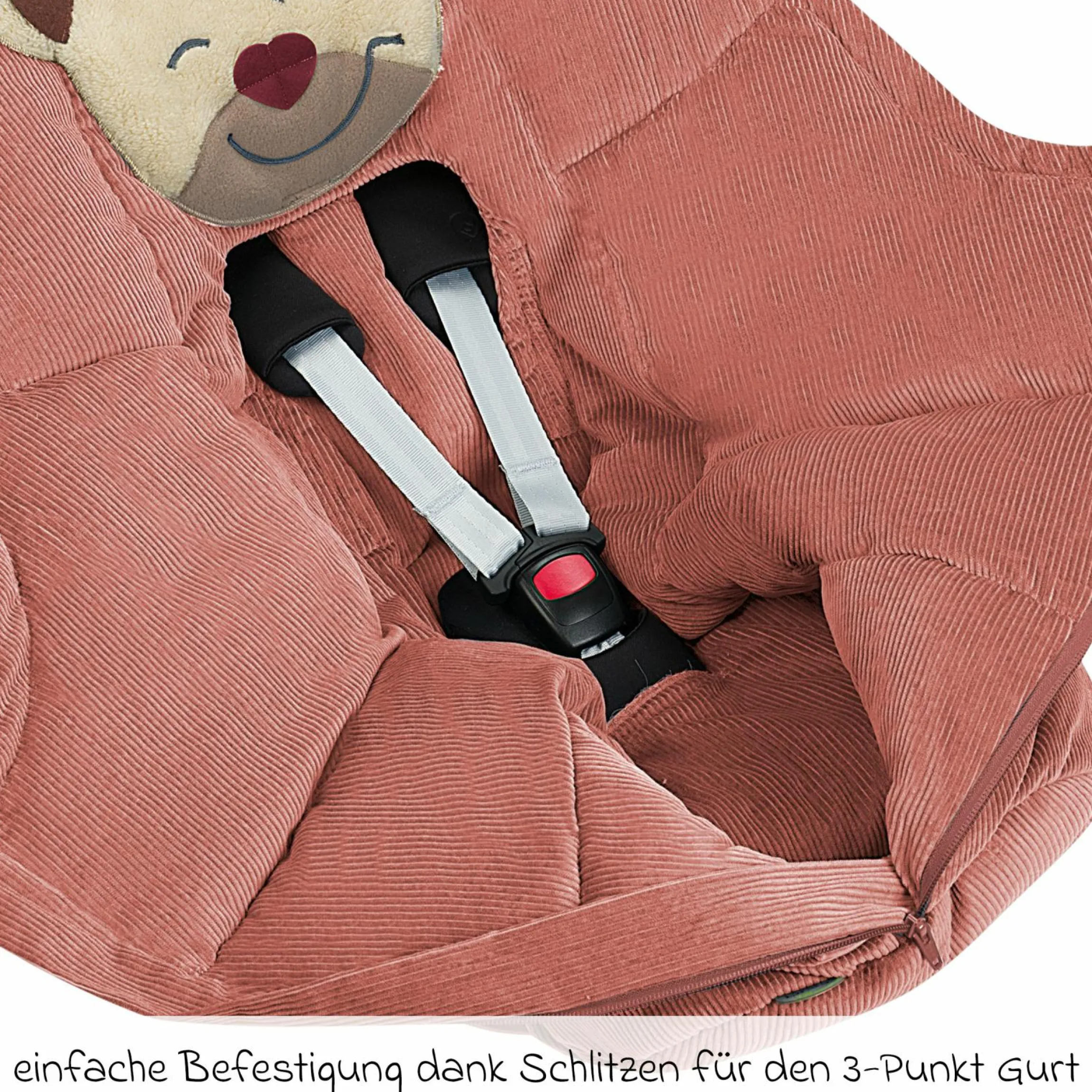 Fußsack Mucki Cord für Babyschale & Babywanne - Siena