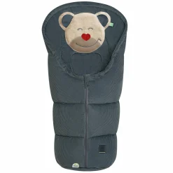 Fußsack Mucki Cord für Babyschale & Babywanne - Steel