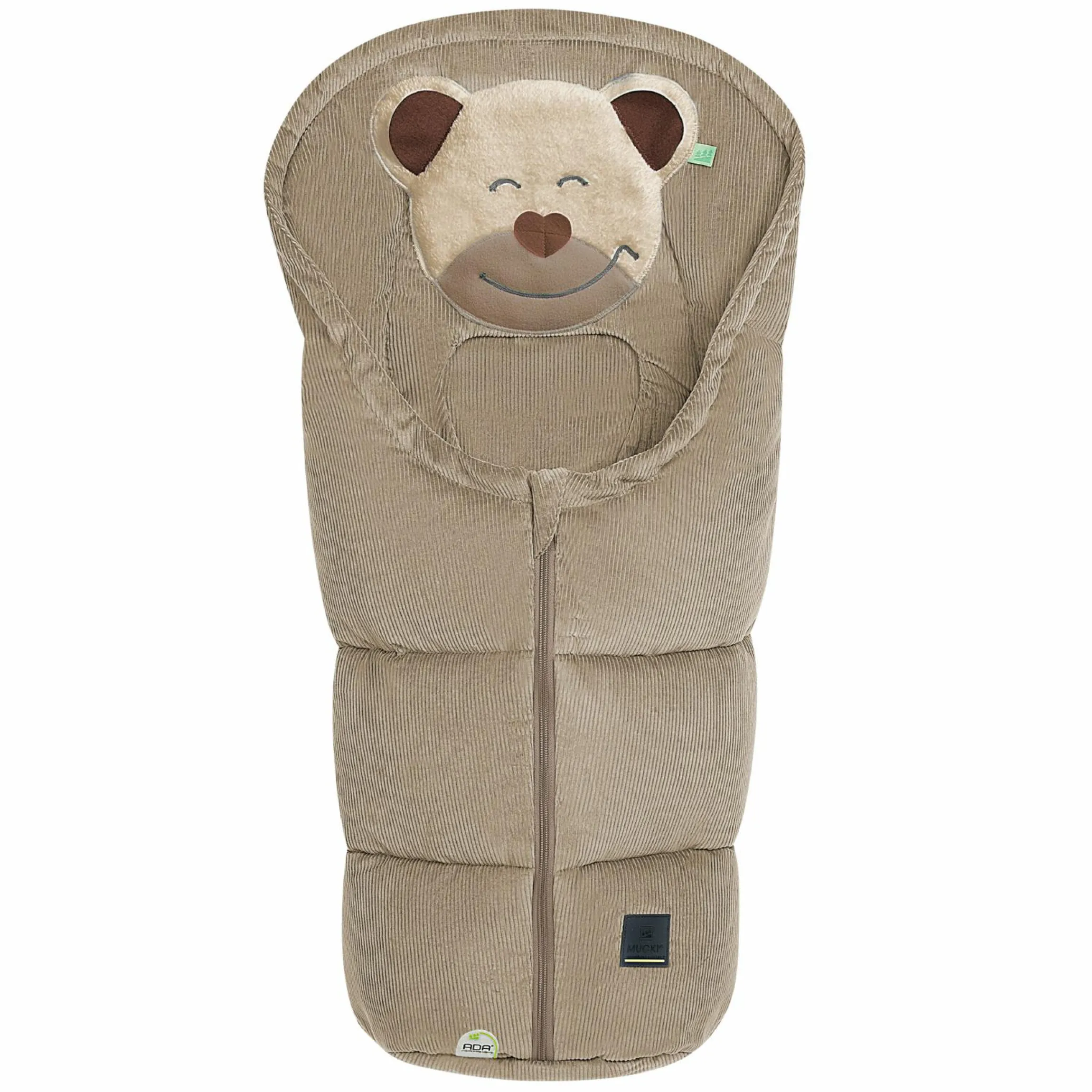 Fußsack Mucki Cord für Babyschale & Babywanne - Sahara