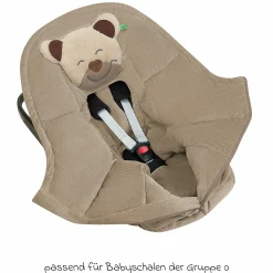 Fußsack Mucki Cord für Babyschale & Babywanne - Sahara