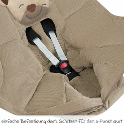 Fußsack Mucki Cord für Babyschale & Babywanne - Sahara