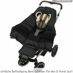 Fußsack Mucki L -cs für Buggy, Sport- und Kinderwagen - Red Orange