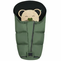 Fußsack Mucki L -cs für Buggy, Sport- und Kinderwagen - Steel Green