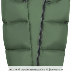 Fußsack Mucki L -cs für Buggy, Sport- und Kinderwagen - Steel Green