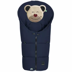 Fußsack Mucki Peach Skin für Babyschale & Babywanne - Navy