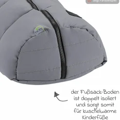 Fußsack Mucki Peach Skin für Babyschale & Babywanne - Navy