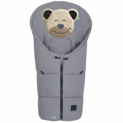 Fußsack Mucki Peach Skin für Babyschale & Babywanne - Rocky Grey