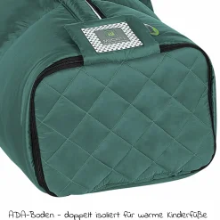 Fußsack Muckitex Mucki L-cs für Kinderwagen, Sportwagen & Buggy - Cosy Green