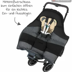 Fußsack Muckitex Mucki L-cs für Kinderwagen, Sportwagen & Buggy - Cosy Green
