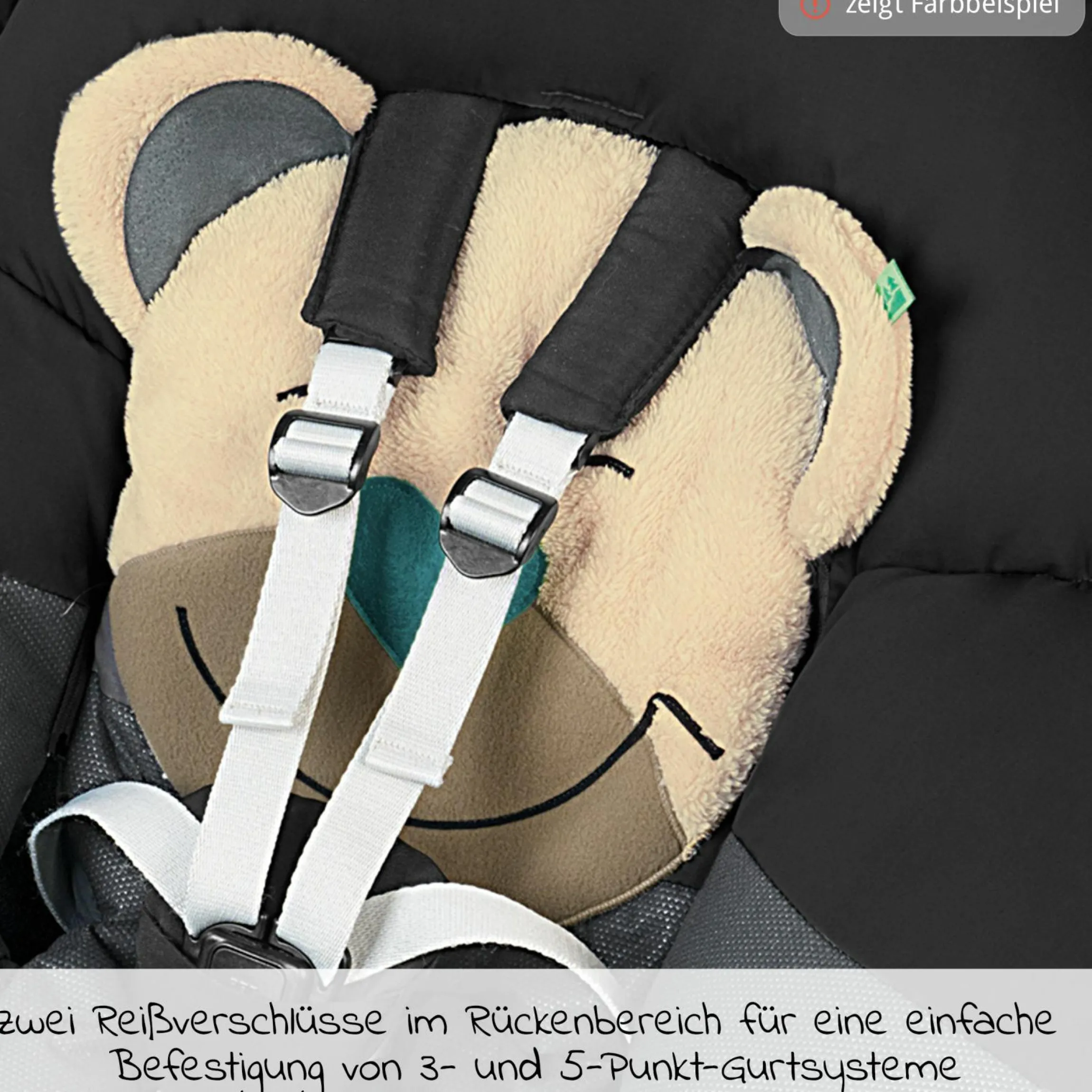 Fußsack Muckitex Mucki L-cs für Kinderwagen, Sportwagen & Buggy - Cosy Green