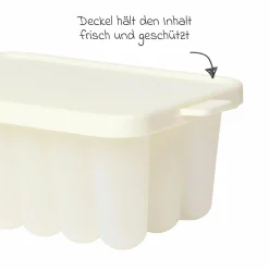 Gefrierbehälter für Babynahrung Baby Food Freezer Tray - Ivory