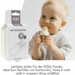 Gefrierbehälter für Babynahrung Baby Food Freezer Tray - Ivory