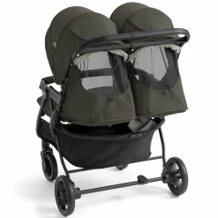 Geschwister- & Zwillingswagen Estrella bis 22 kg (je Sitz) inkl. Regenverdeck - Signature - Evergreen