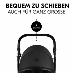 Geschwisterwagen Duett 4 - Black