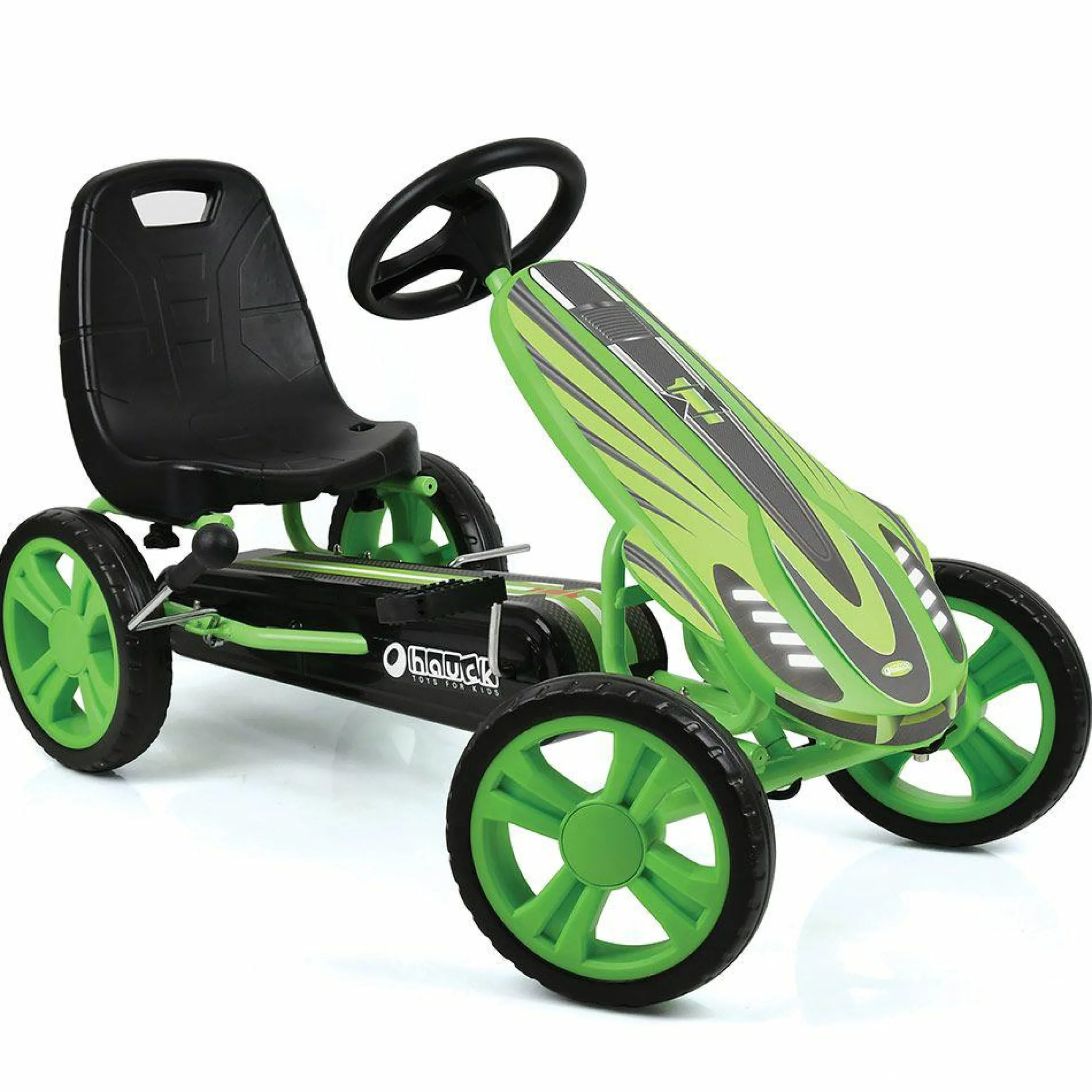 Gokart & Tretauto Speedster mit verstellbarem Schalensitz (4-8 Jahre) - Green
