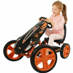Gokart & Tretauto Speedster mit verstellbarem Schalensitz (4-8 Jahre) - Orange