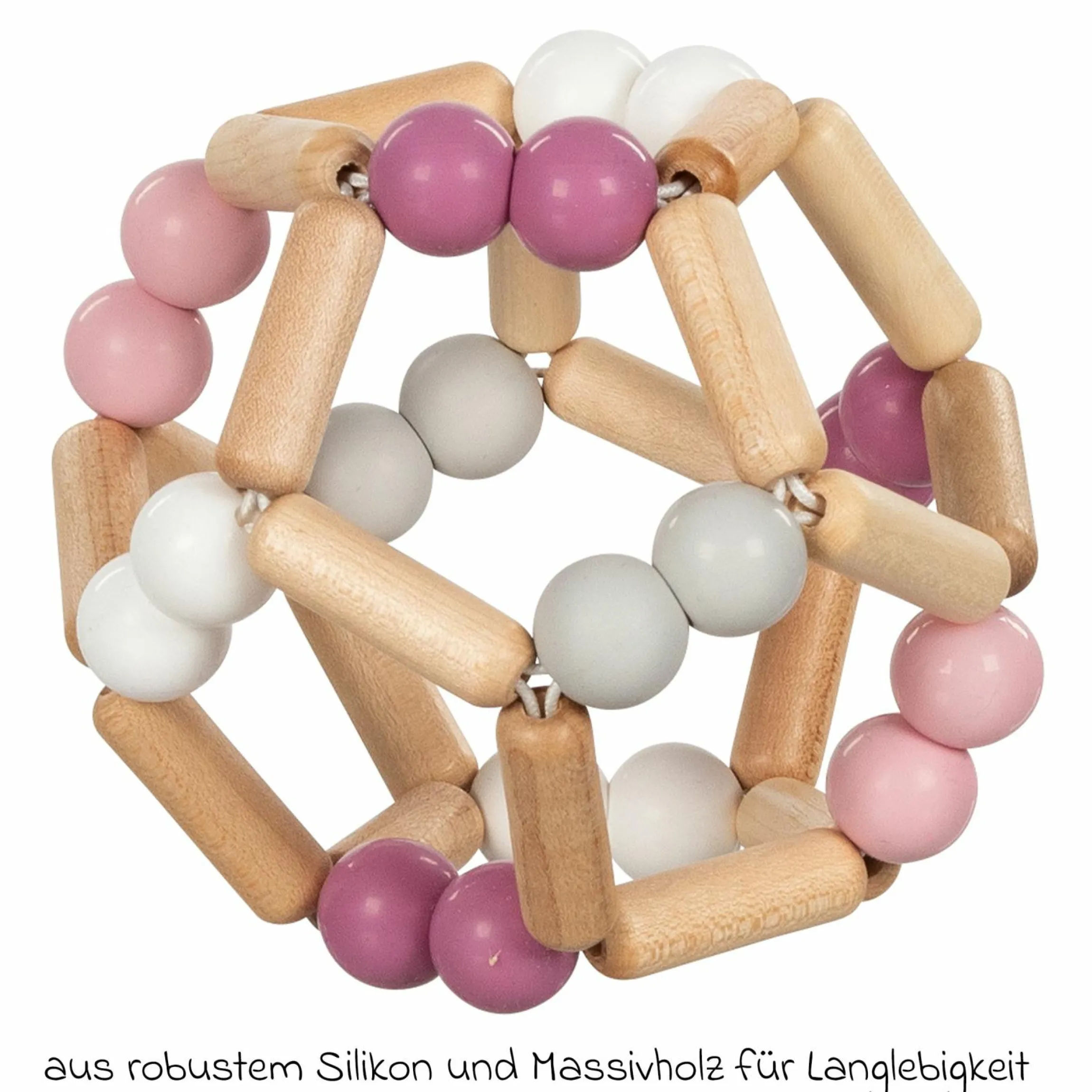 Greifling Elastikball - Rosa