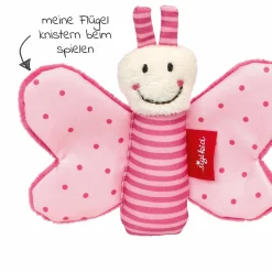 Greifling Knister-Schmetterling - Rosa