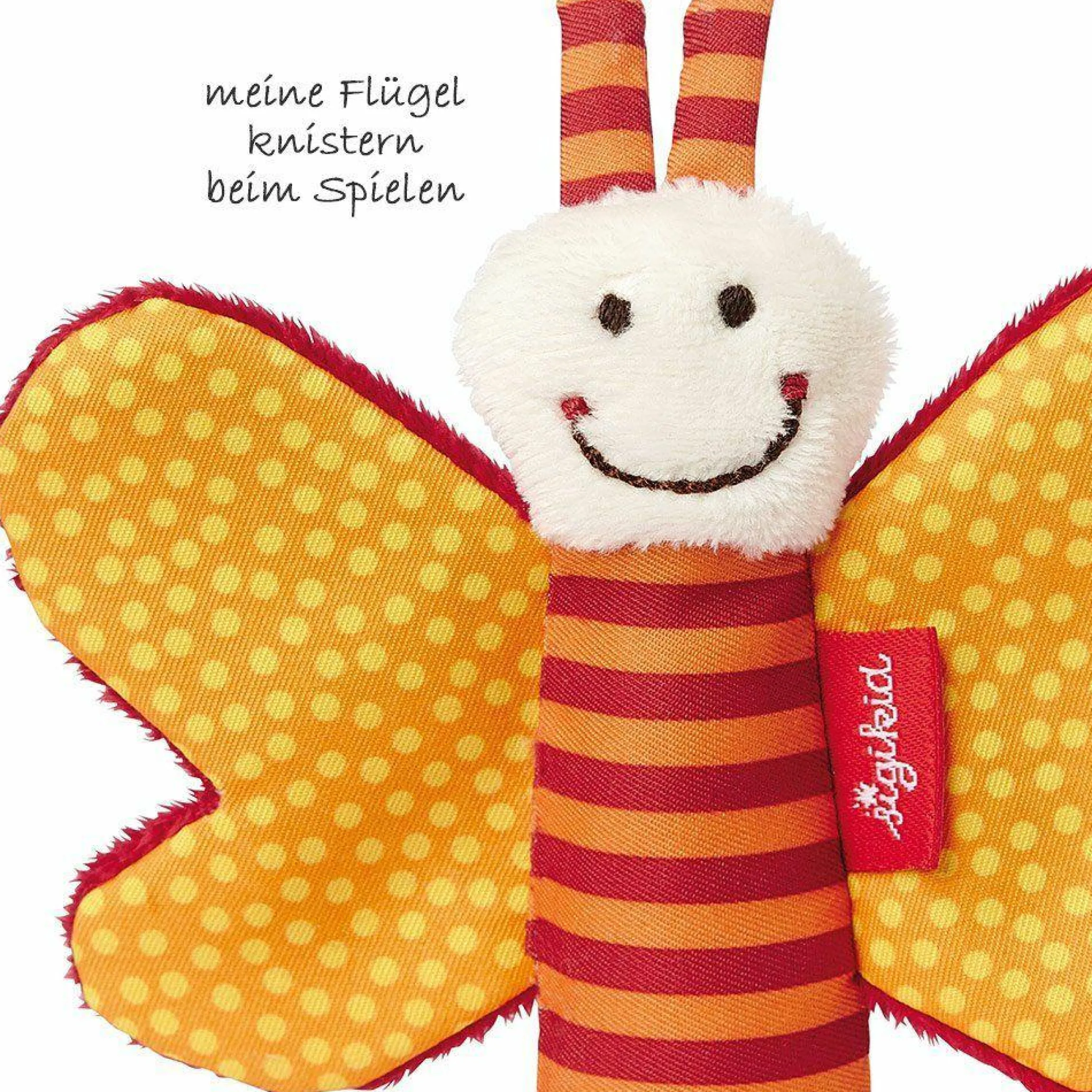 Greifling Knister-Schmetterling - Orange