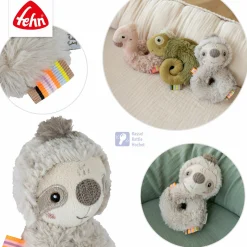 Greifling mit Rassel - Faultier