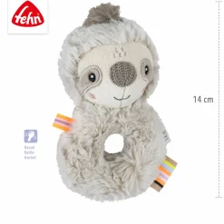 Greifling mit Rassel - Faultier