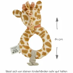 Greifling mit Rassel - Giraffe Kaya