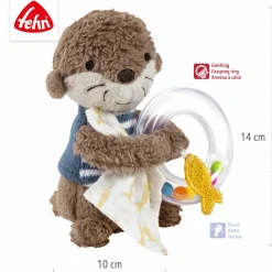 Greifling mit Rassel - Otter