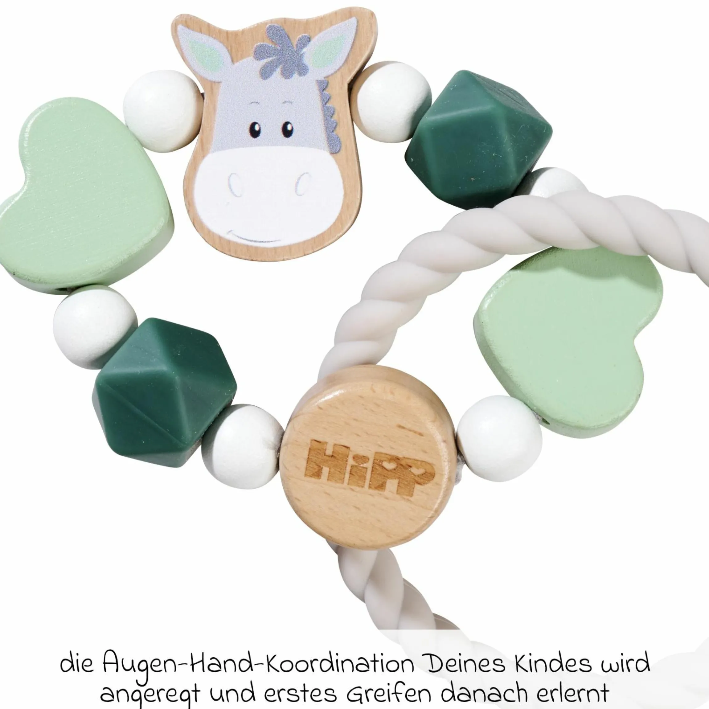 Greifling mit Ring HIPP - Esel