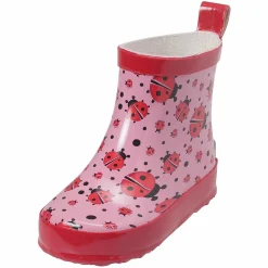 Gummistiefel Halbhoch - Marienkäfer Rosa - Gr. 23