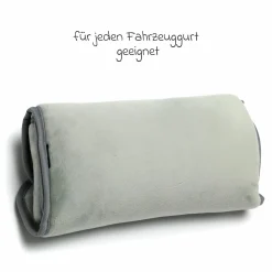 Gurtpolster mit weiche Polsterung für eine bequeme Ruhe- oder Schlafposition - Grau