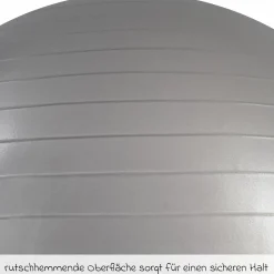Gymnastikball Mama belastbar bis 120 kg inkl. Luftpumpe - Grau - Kollektion 2024