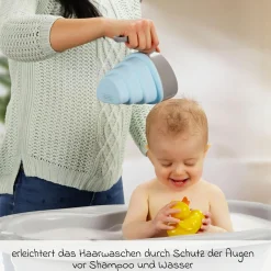Haarwaschbecher MyHappyBath Cup - Blau Grau