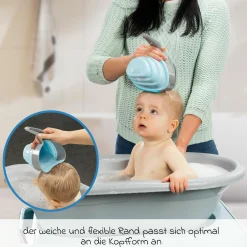 Haarwaschbecher MyHappyBath Cup - Blau Grau