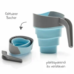 Haarwaschbecher MyHappyBath Cup - Blau Grau