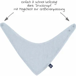 Halstuch / Bandana Lätzchen Dreieckstuch Mull 2er Pack - Sky Way