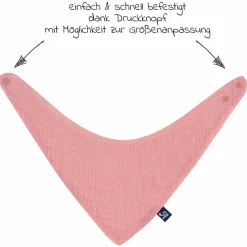 Halstuch / Bandana Lätzchen Dreieckstuch Mull 2er Pack - Fox Glove