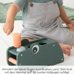 Hammer-Spielbrett - Croco - Grün