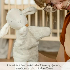 Handpuppe / Kuscheltier NATUR - Schaf