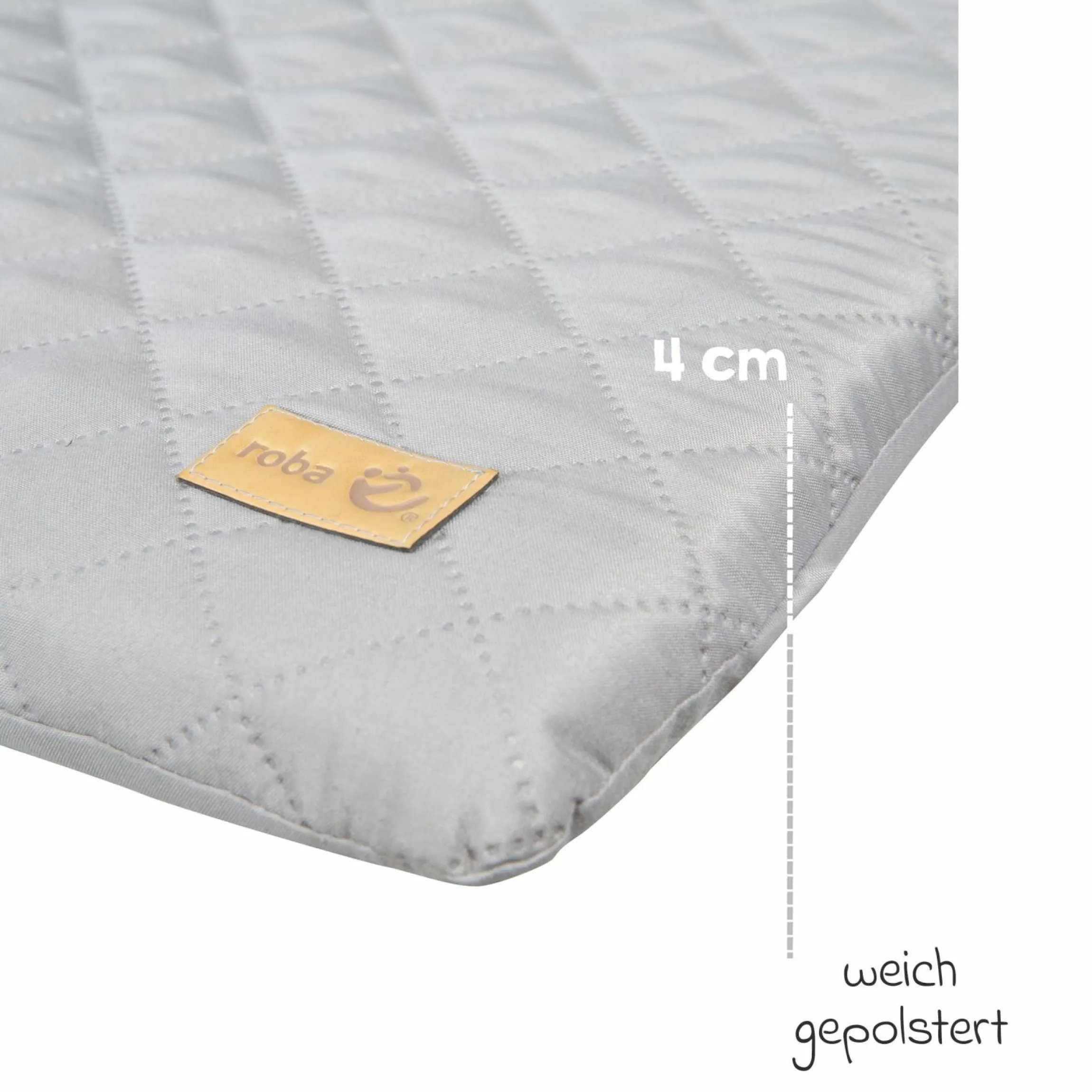 Hausbett inkl. Wickelplatte mit Wickelauflage, 6-fach höhenverstellbarem Lattenrost & 5 Schlupfsprossen 60 x 120 cm - Weiß