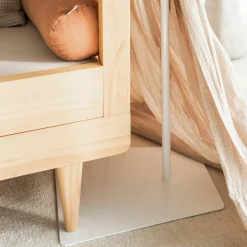 Himmelstange mit Standfuß für Baldachine Max 180 cm - Weiß