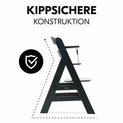 Hochstuhl Alpha Plus - Black