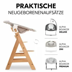 Hochstuhl Alpha Plus - Natur