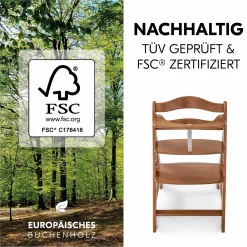 Hochstuhl Alpha Plus - Walnut