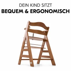 Hochstuhl Alpha Plus - Walnut