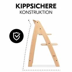 Hochstuhl Arketa inkl. Play Tray Basis - Beech