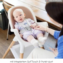Hochstuhl Chestnut ab Geburt - 6 Jahre auch als Kinderstuhl nutzbar - Mocha - Kollektion 2025